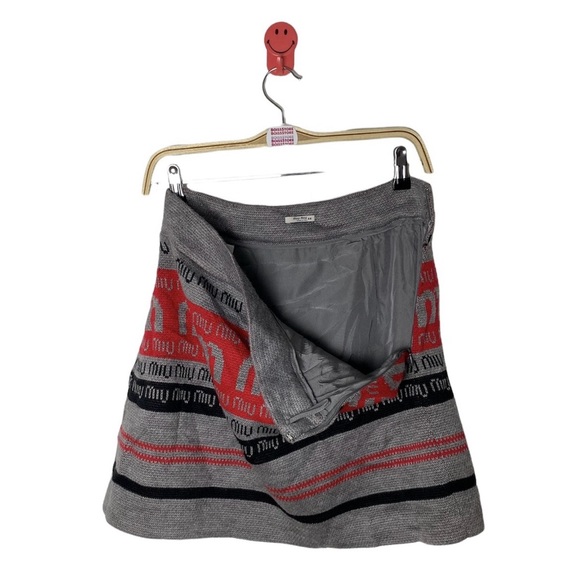 Rare SS 17 Miu Miu Skirt Monogram - Picture 4 of 10